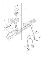 główny cylinder hamulca przedniego i przewody