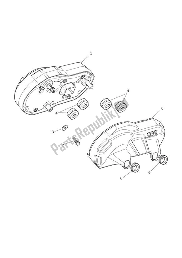 Todas las partes para Instrumentos de Triumph Tiger 800 XC 2011 - 2015