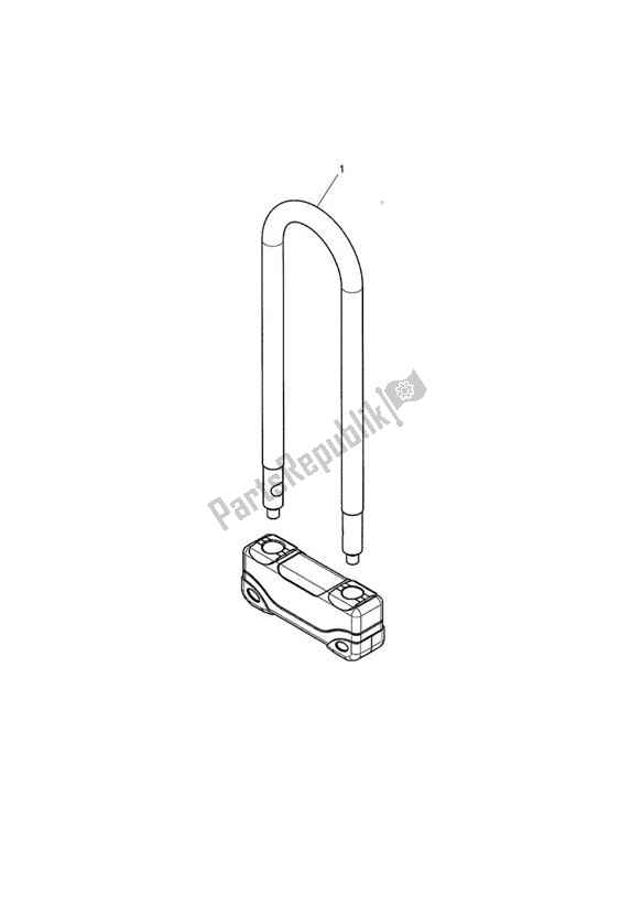 Todas las partes para U-lock de Triumph Tiger 800 XC 2011 - 2015