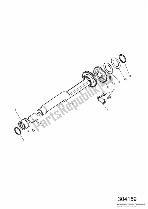 All parts for the Balancer of the Triumph Tiger 885 Carburettor VIN: > 71698 1994 - 1998