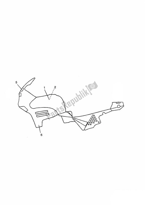 All parts for the Decals Khaki of the Triumph Tiger 885 Carburettor VIN: > 71698 1994 - 1998