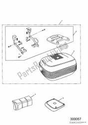 50 Litre Top Box & Monorack + Back Rest-back Rack