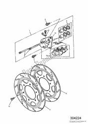 Front Brake Caliper And Disc