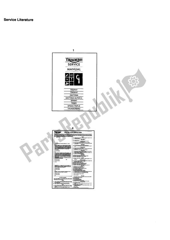 All parts for the Service Literature of the Triumph Tiger 885 Carburettor VIN: > 71698 1994 - 1998