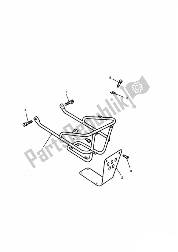 Alle onderdelen voor de Sump Guard & Fittings van de Triumph Tiger 885 Carburettor VIN: > 71698 1994 - 1998