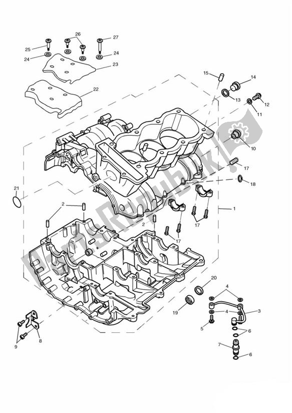 Alle onderdelen voor de Carter van de Triumph Tiger 885I VIN: 71699-124105 1999 - 2001