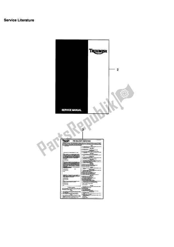 All parts for the Service Literature of the Triumph Tiger 955I VIN: 124106-198874 2002 - 2004