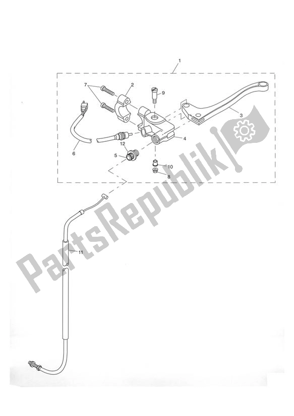 Tutte le parti per il Controlli del Triumph Tiger 955I VIN: 198875 > 2005 - 2006