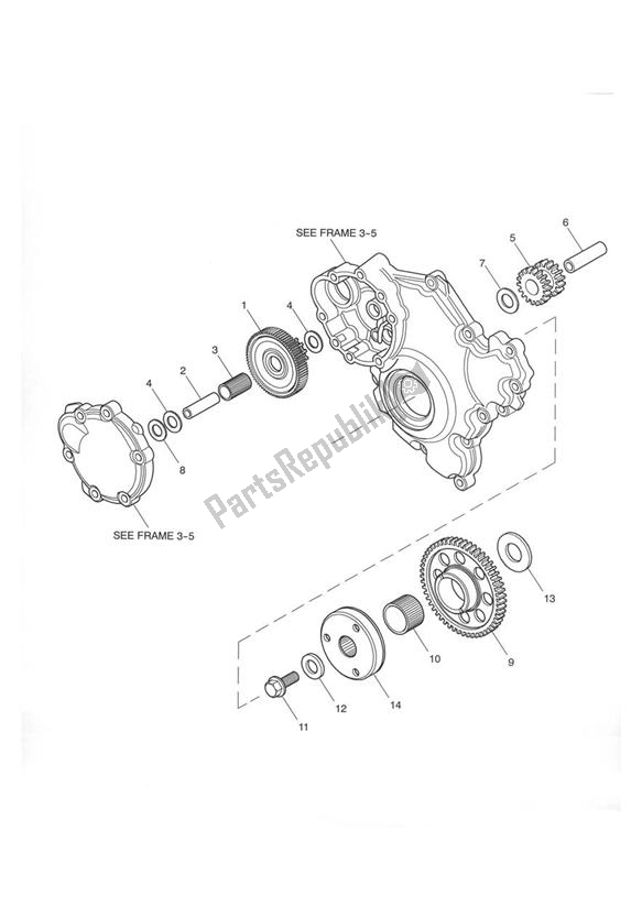 Toutes les pièces pour le Engrenages D'entraînement Du Démarreur du Triumph Tiger 955I VIN: 198875 > 2005 - 2006