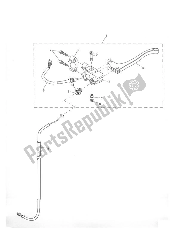 Toutes les pièces pour le Les Contrôles du Triumph Tiger 955I VIN: 198875 > 2005 - 2006