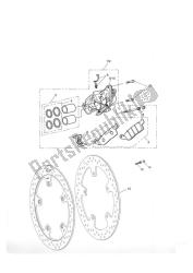 étrier et disques de frein avant