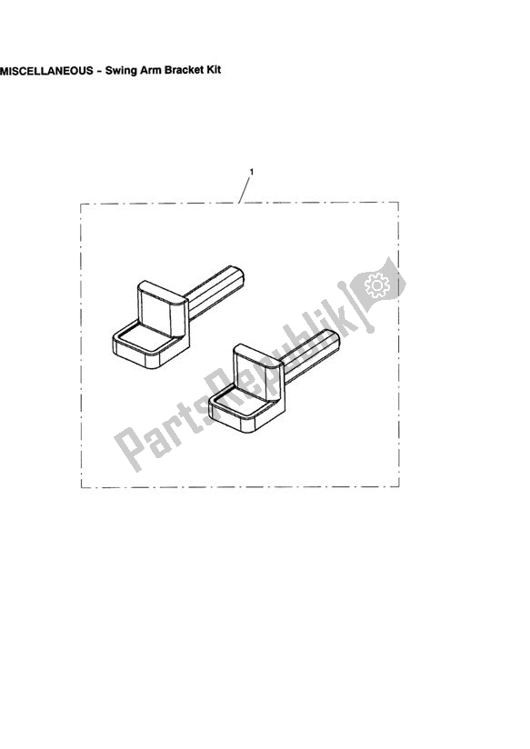 Todas las partes para Swing Arm Bracket Kit de Triumph Tiger 955I VIN: 198875 > 2005 - 2006