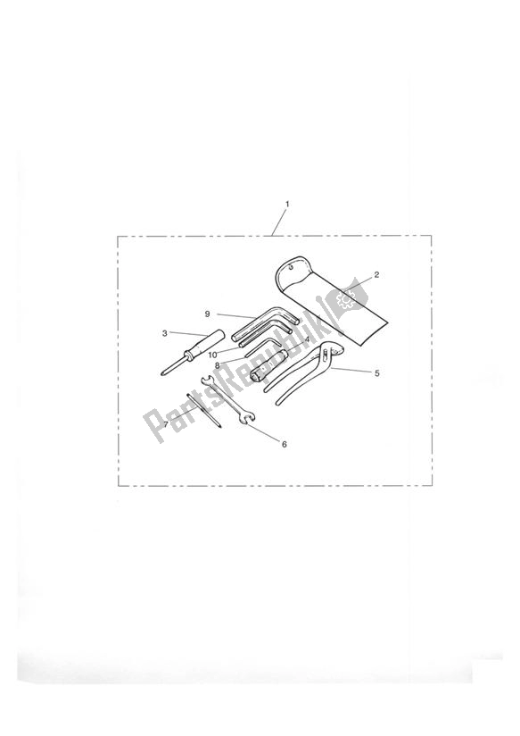 Todas las partes para Kit De Herramientas de Triumph Tiger 955I VIN: 198875 > 2005 - 2006