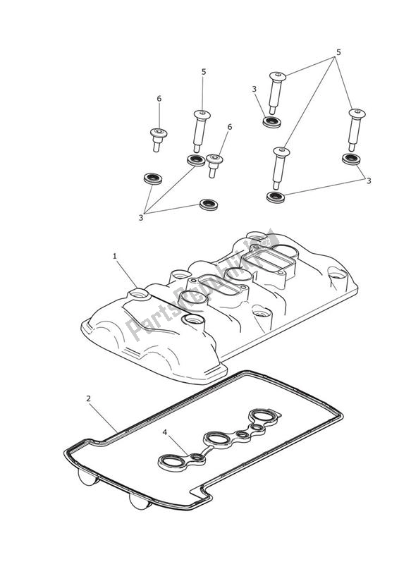 Todas las partes para Tapa De La Leva de Triumph Tiger Explorer 1215 2012 - 2016