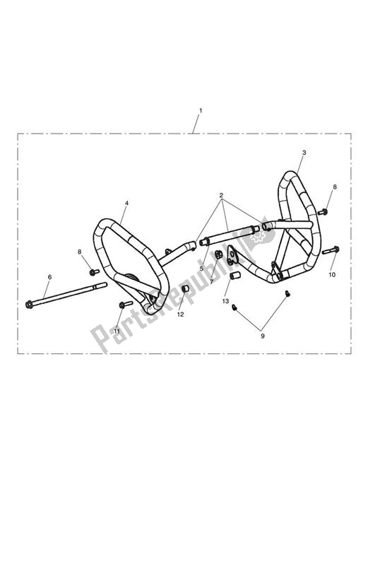 Todas las partes para Dresser Bars, Engine de Triumph Tiger Explorer 1215 2012 - 2016