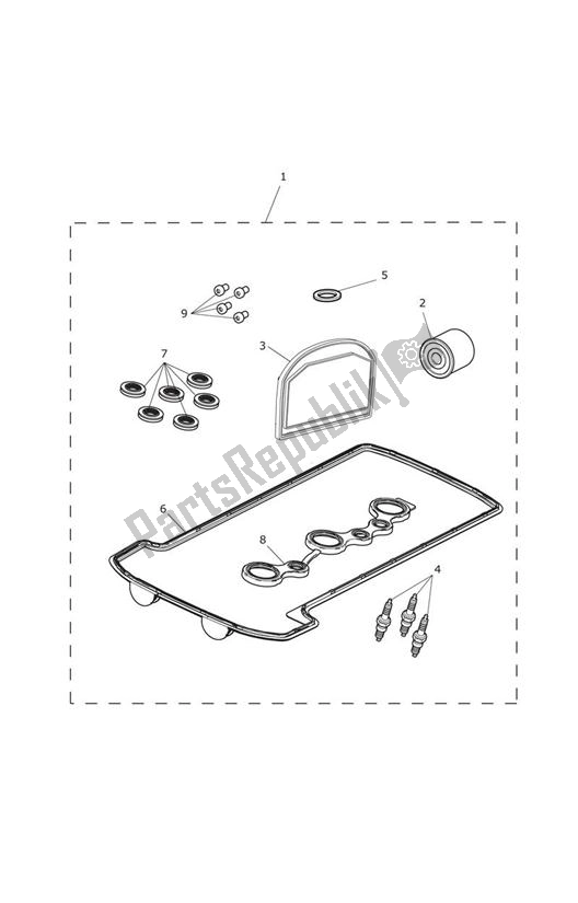 Toutes les pièces pour le Engine Service Kit du Triumph Tiger Explorer 1215 2012 - 2016