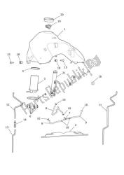 réservoir de carburant, pompe à carburant et raccords