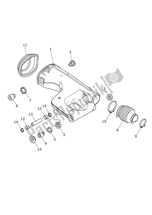 Todas las partes para Basculante Trasero de Triumph Tiger Explorer 1215 2012 - 2016