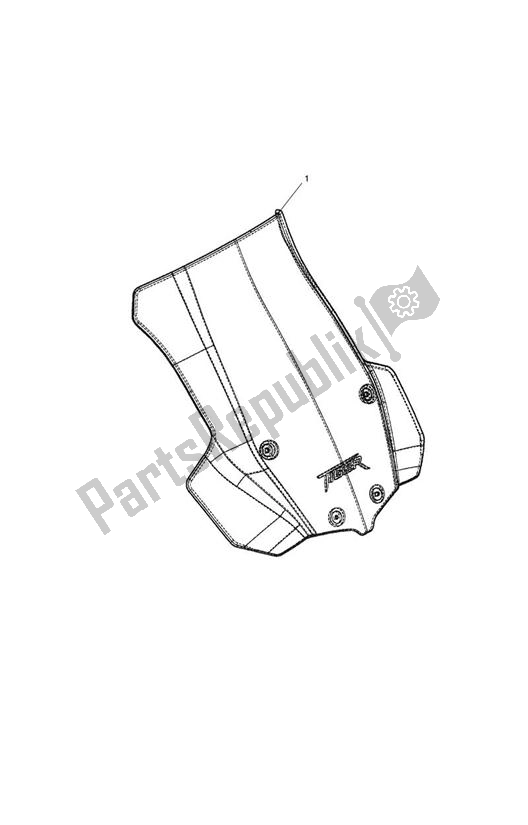 Todas las partes para Screen, High, Moulding de Triumph Tiger Explorer 1215 2012 - 2016