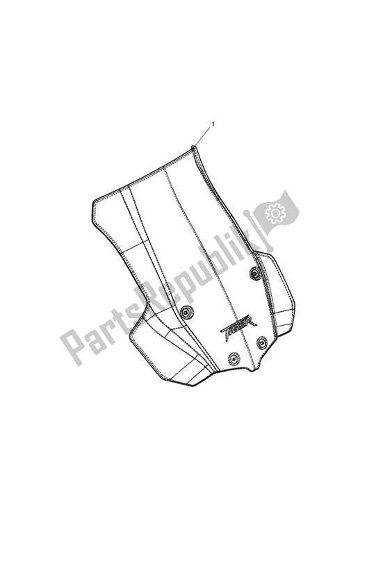 Todas las partes para Screen, High, Moulding de Triumph Tiger Explorer 1215 2012 - 2016