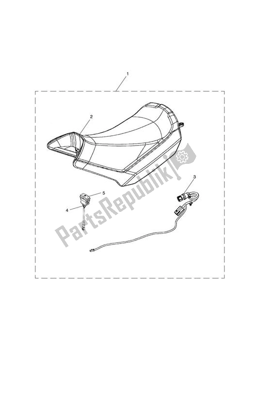 Todas las partes para Seat, Rider, Heated Kit de Triumph Tiger Explorer 1215 2012 - 2016