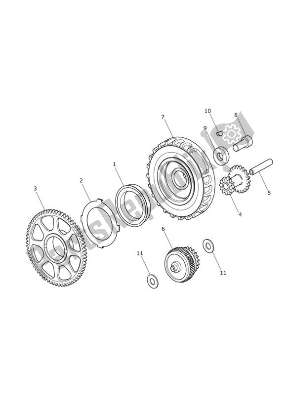 Todas las partes para Engranajes De Arranque de Triumph Tiger Explorer 1215 2012 - 2016