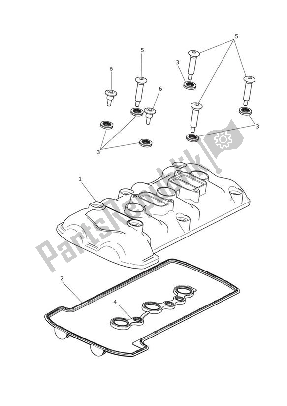 Toutes les pièces pour le Couvercle De Came du Triumph Tiger Explorer XC 1215 2013 - 2016