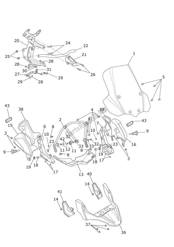 Todas las partes para Cockpit de Triumph Tiger Explorer XC 1215 2013 - 2016