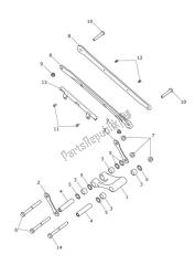 tringlerie de suspension arrière