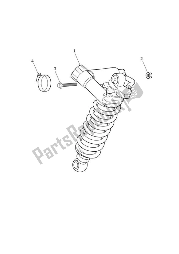 Todas las partes para Unidad De Suspensión Trasera de Triumph Tiger Explorer XC 1215 2013 - 2016