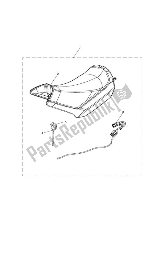 Tutte le parti per il Seat, Rider, Heated Kit del Triumph Tiger Explorer XC 1215 2013 - 2016