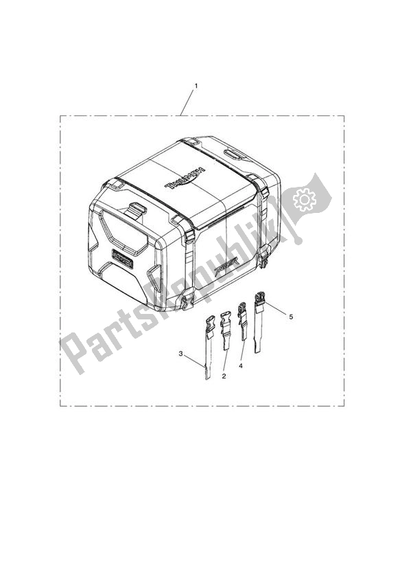 Todas las partes para Tail Pack, 50l de Triumph Tiger Explorer XC 1215 2013 - 2016