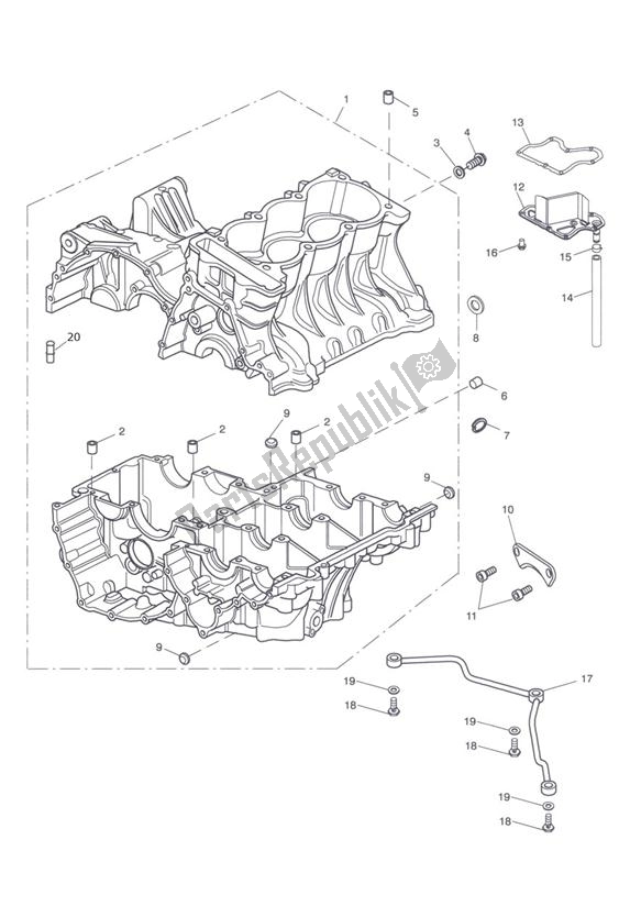 Todas las partes para Cárter Y Accesorios de Triumph Tiger Sport 1215 2013 - 2016