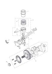 crankshaft, connecting rods, pistons & liners
