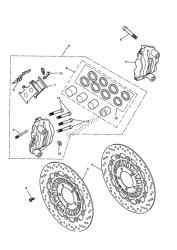 front brake caliper & discs