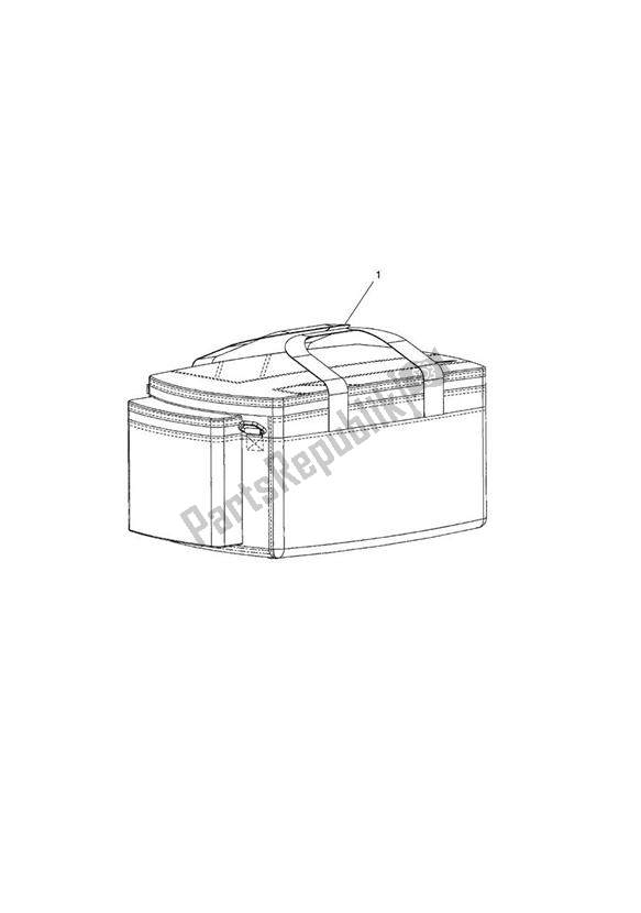 All parts for the Inner Bag, Top Box of the Triumph Tiger Sport 1215 2013 - 2016