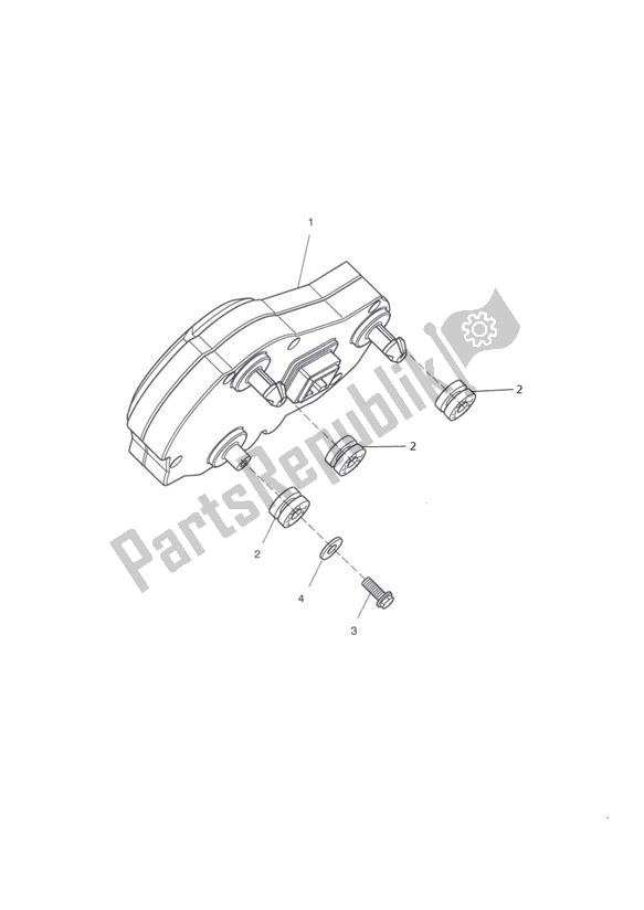 All parts for the Instruments of the Triumph Tiger Sport 1215 2013 - 2016