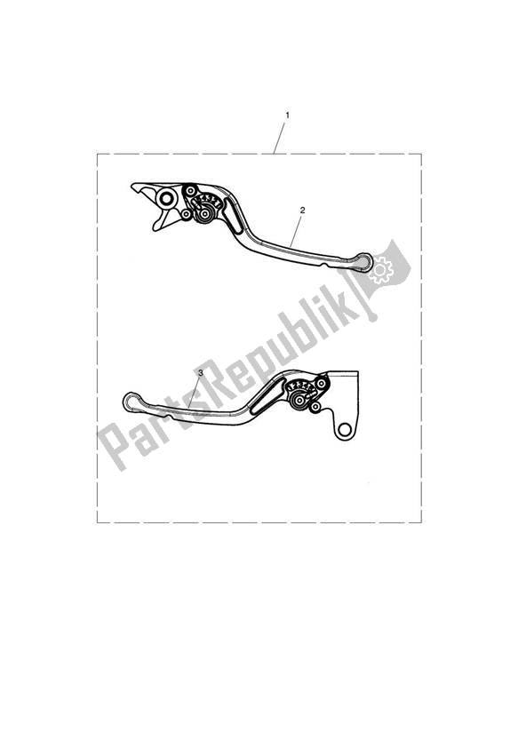 Todas las partes para Lever Kit, Adj, Std, Long de Triumph Tiger Sport 1215 2013 - 2016