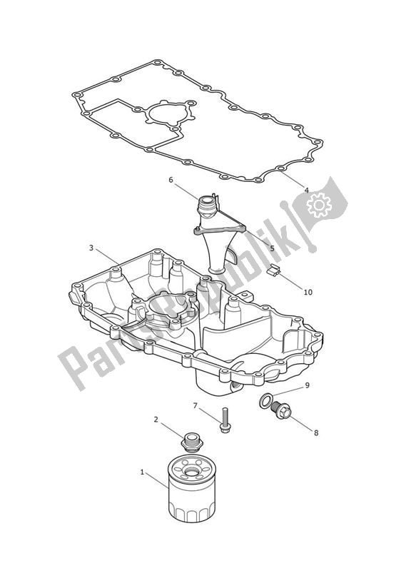 All parts for the Sump & Fittings of the Triumph Tiger Sport 1215 2013 - 2016