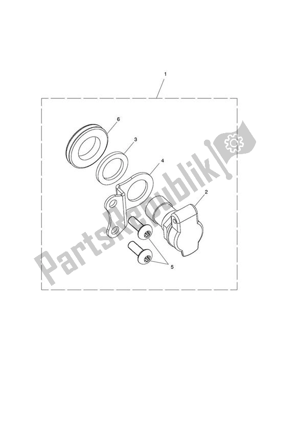 All parts for the Auxilliary Power Socket of the Triumph Tiger Sport 1215 2013 - 2016