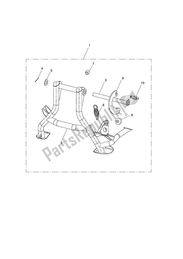 Todas las partes para Centrestand Kit de Triumph Tiger Sport 1215 2013 - 2016