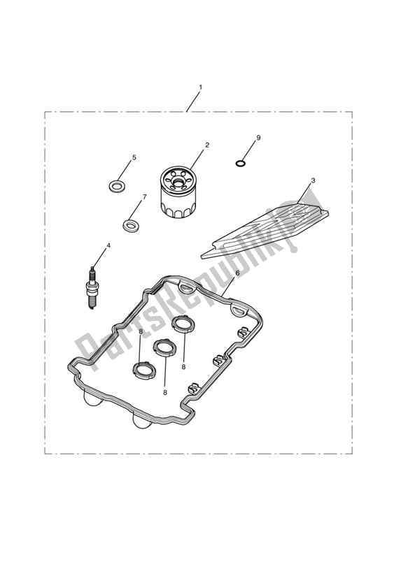 All parts for the Engine Service Kits of the Triumph Tiger Sport 1215 2013 - 2016