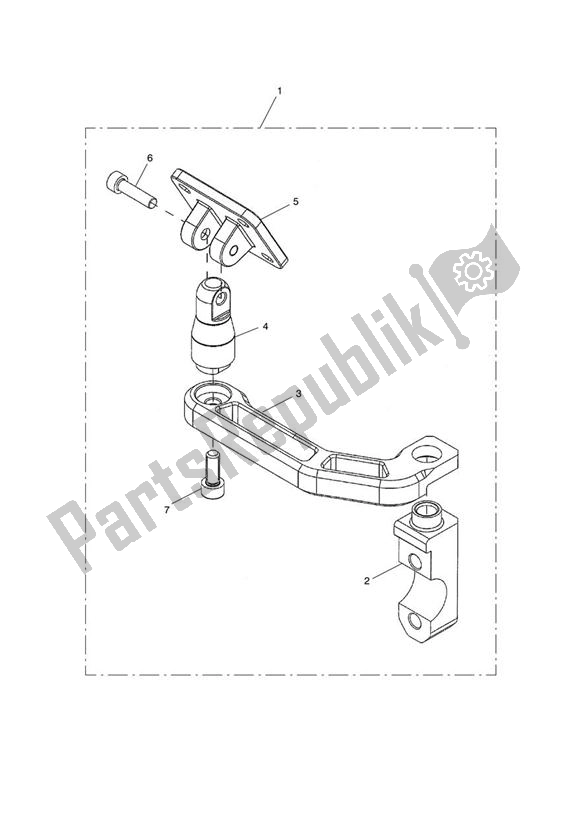 Toutes les pièces pour le Gps Mount Kit du Triumph Tiger Sport 1215 2013 - 2016