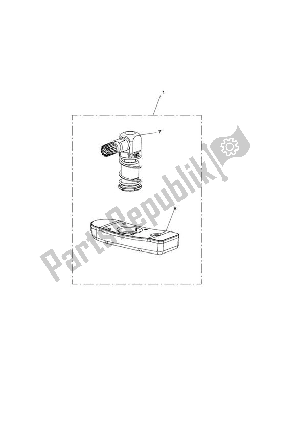 All parts for the Tpms, Row of the Triumph Tiger Sport 1215 2013 - 2016