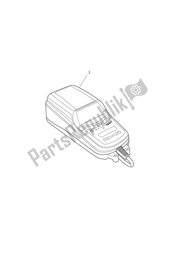 All parts for the Optimate 3+ of the Triumph Trophy 1215 2013