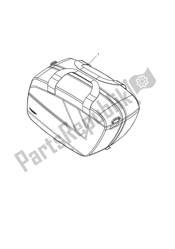 All parts for the Pannier Bag, Inner of the Triumph Trophy 1215 2013