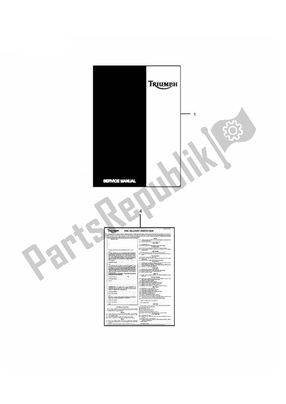 All parts for the Service Literature of the Triumph Trophy 1215 2013