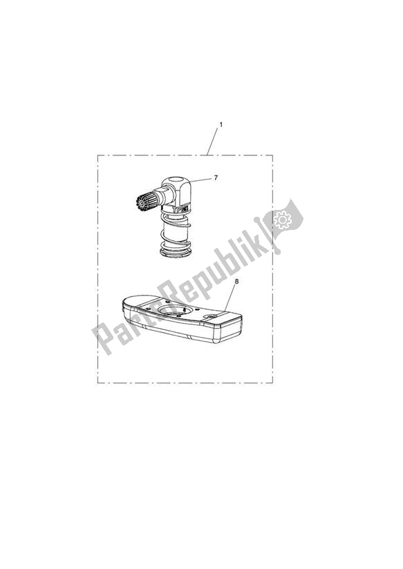 All parts for the Tpms, Japan & Hong Kong of the Triumph Trophy 1215 2013