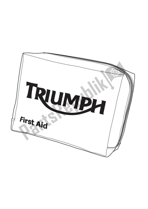 Alle onderdelen voor de First Aid Kit, Din 13167 van de Triumph Trophy 1215 SE 2013