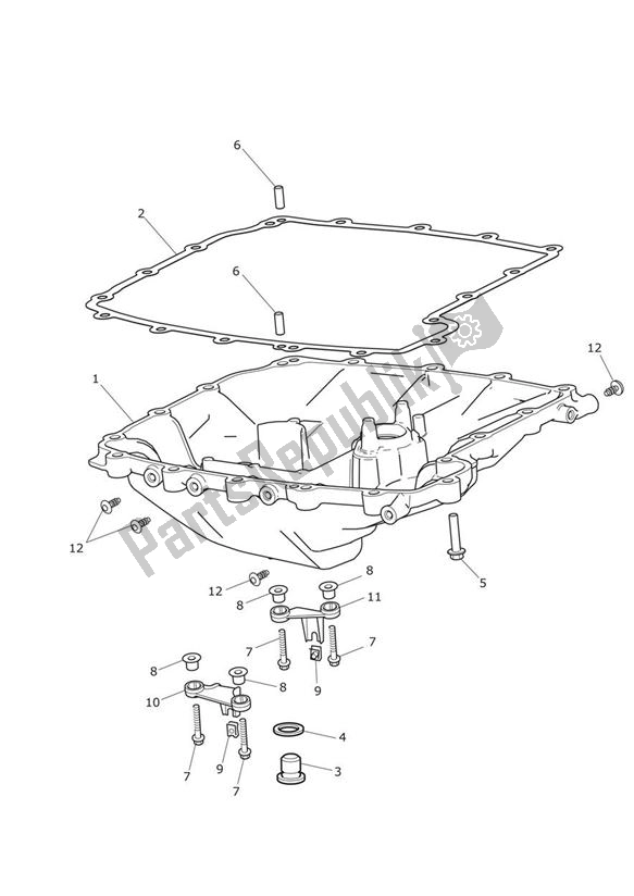 Toutes les pièces pour le Puisard Et Raccords du Triumph Trophy 1215 SE 2013